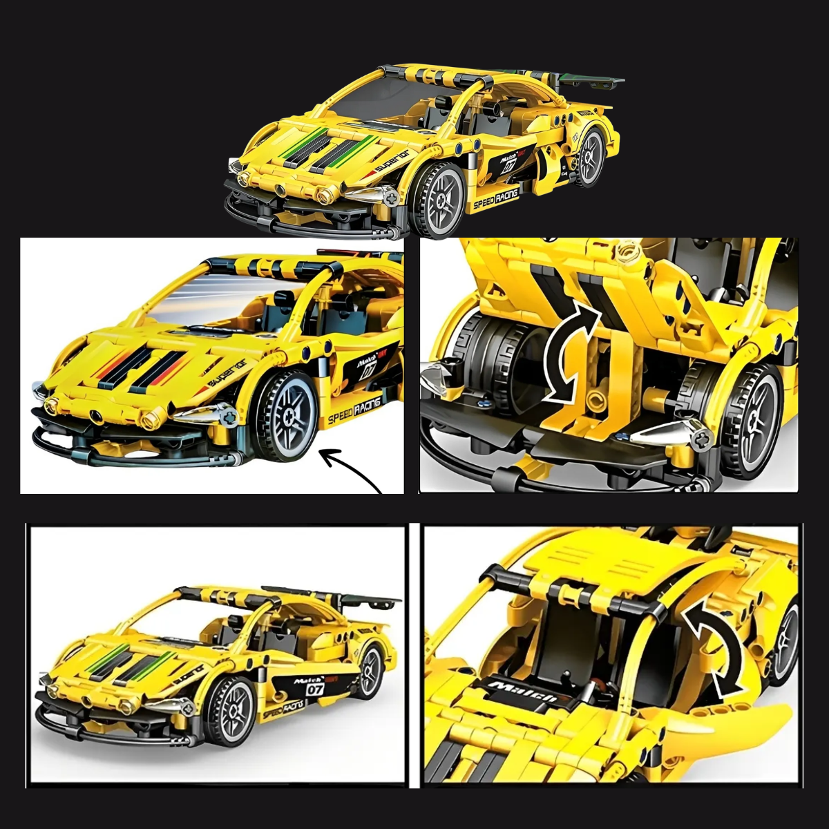 Autos Armables a Fricción Deluxe Edition