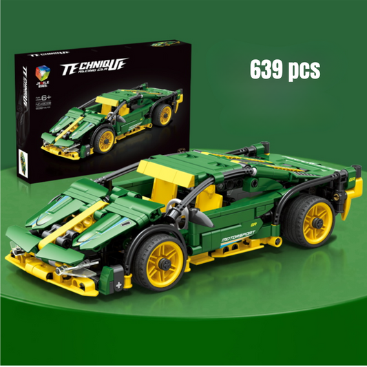 Auto Racing Verde-Amarillo 639pcs